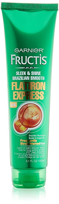 Garnier Hair Care Fructis Brazilian Smooth Flatirion Express, Difficult to Straighten Hair, 5.1 Fluid Ounce