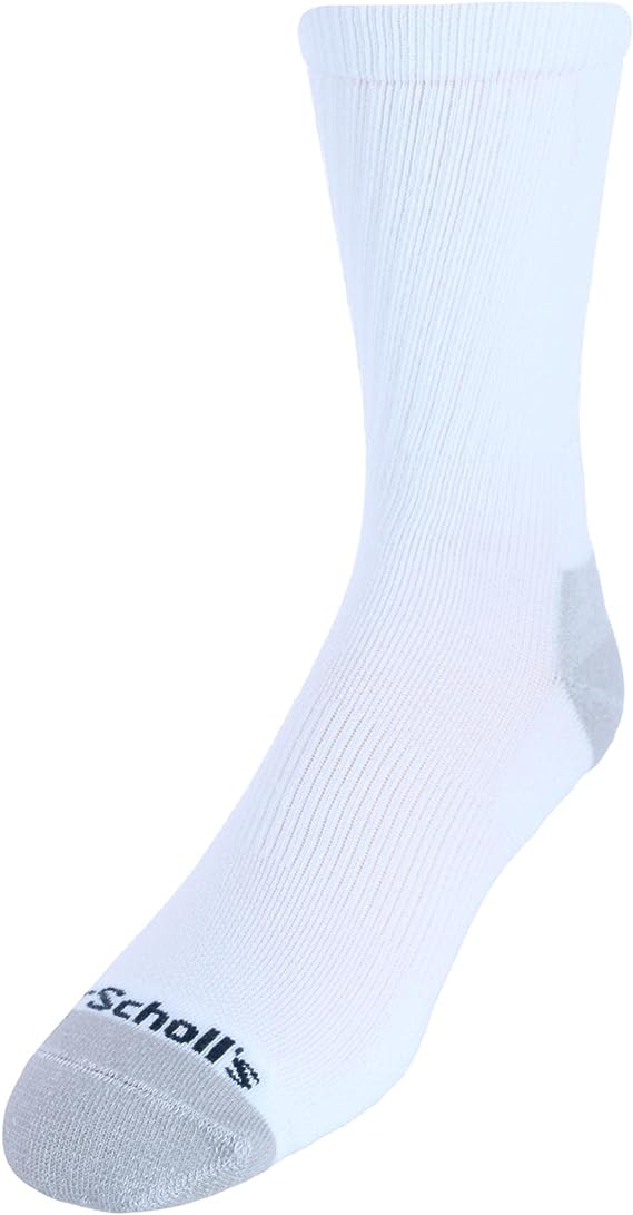 Dr. Scholl's Men's Crew Compression Work Socks (2 Pair Pack)