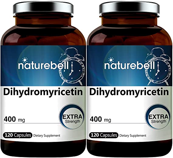 2 Pack NatureBell Dihydromyricetin DHM as Hovenia Dulcis Extract 400mg, 120 Capsules, Alcohol Consumption Support Supplement, No GMOs