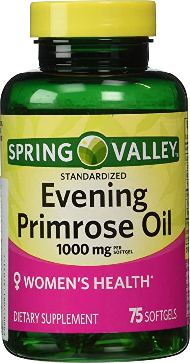 Spring Valley - Evening Primrose Oil 1000 mg, 75 Softgels