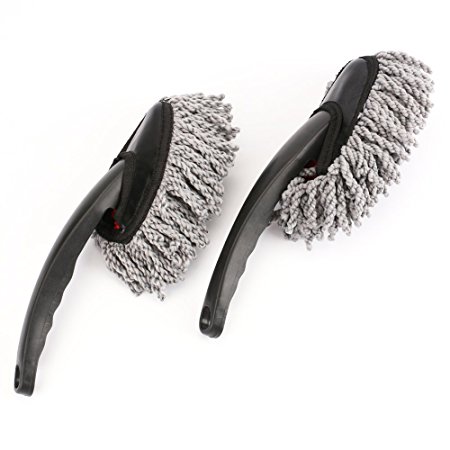 Fasmov Car Duster Mini Microfiber Duster,Set of 2