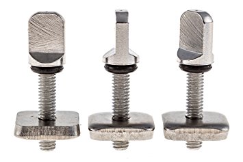 SBS - "No Tool" Stainless Steel Fin Screw for Longboard and SUP - Choose 2 or 3 Pack