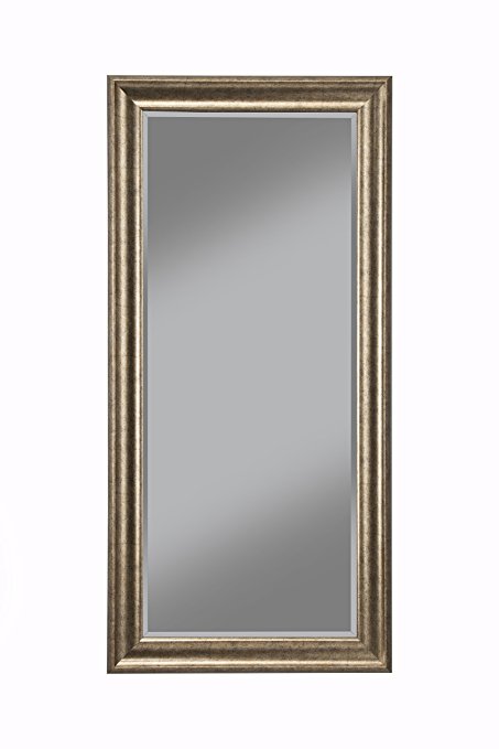 Sandberg Furniture 14111 Full Length Leaner Mirror Frame, Antique Gold
