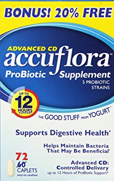 Accuflora Advanced CD Probiotic Supplement caplets, 72 Count