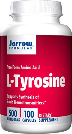 Jarrow Formulas Jarrow L-Tyrosine (500mg, 100 Capsules), 1 Units
