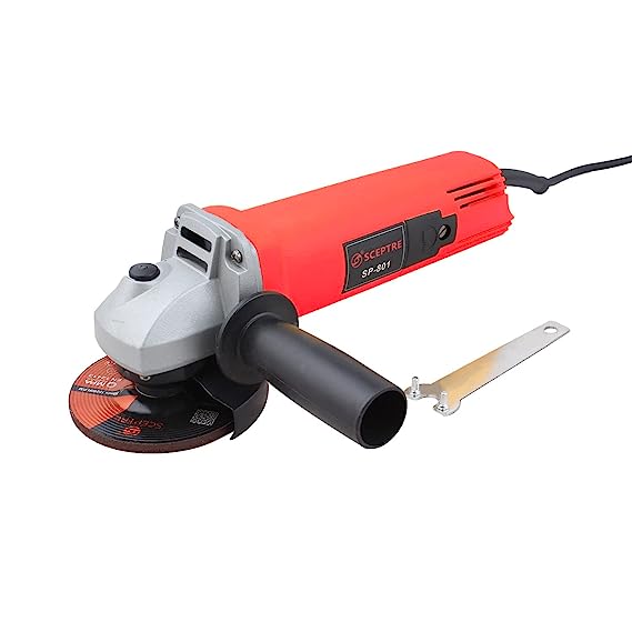 SCEPTRE Gold SP-801 4inch Angle Grinder Machine Heavy Duty Strong Motor with Side Handle Super Power Tool Copper Coil (Disc diameter 110mm/115mm)