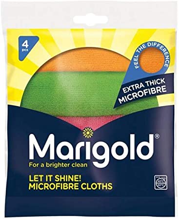 Marigold Let It Shine Micro-Fibre Cloth x 4 FH152301