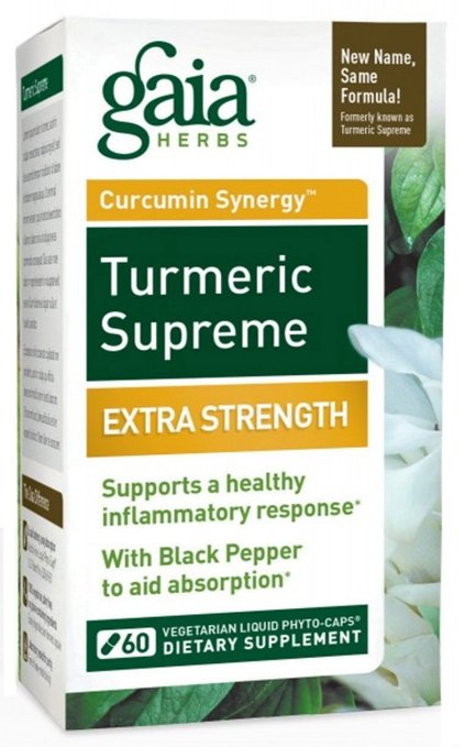 Gaia Herbs Turmeric Supreme 60 Capsule