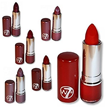 Set Of Six W7 W.Seven Lipsticks - The Reds RRP £24