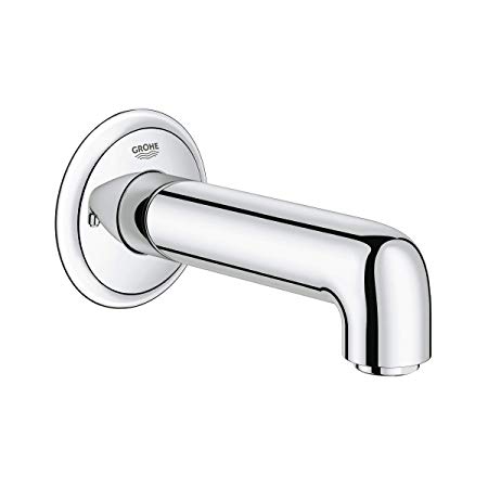 Grohe 13 345 Fairborn 5-9/16" Non-Diverter Tub Spout, Starlight Chrome