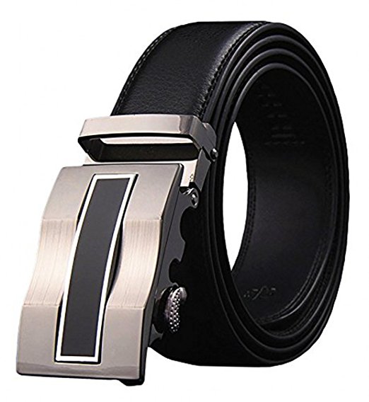 West Leathers Men's Premium Italian Top Grain Leather Reversible Black/Brown Classic Belt