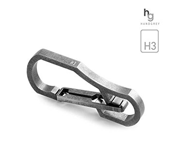HANDGREY Premium Grade 5 Titanium Key Carabiner - H3