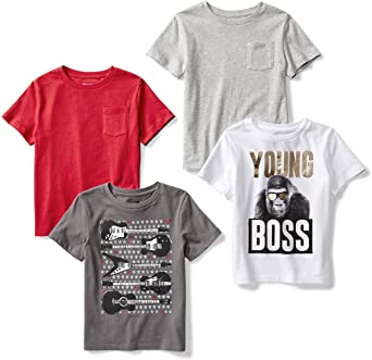 Spotted Zebra Boys' Short-Sleeve T-Shirts