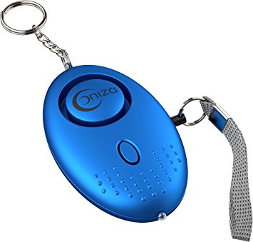 Personal Security Emergency Alarm Keychain Extreme Sound 130db Portable Wiht Led Light For Kids, Little Boys, Girls, Womens, Elderly's,Tenagers,Disablep People,Safety Personal Security (Blue)