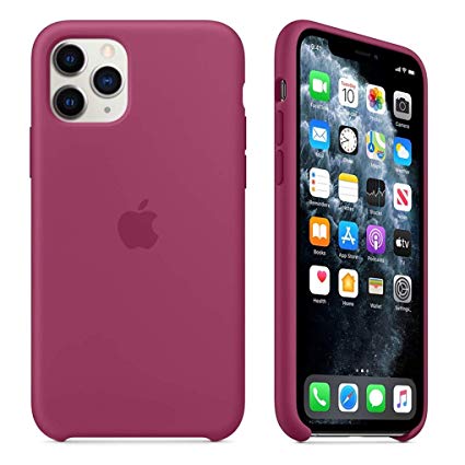 Maycase Compatible for iPhone 11 Pro Max Case, Liquid Silicone Case Compatible with iPhone 11 Pro Max (2019) 6.5 inch (Pomegranate)