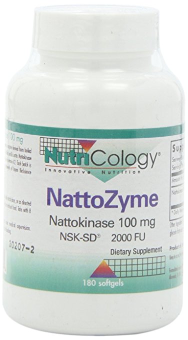 Nutricology Nattozyme 100 Mg, Softgels, 180-Count