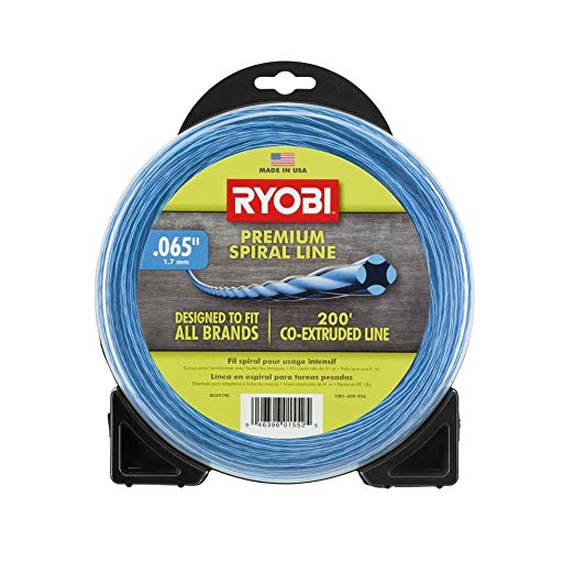 Ryobi AC04146 0.065 in. x 200 ft. Premium Spiral Cordless and Gas Trimmer Line