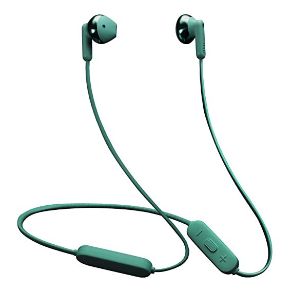 JBL Tune 215BT, 16 Hrs Playtime with Quick Charge, in Ear Bluetooth Wireless Earphones with Mic, 12.5mm Premium Earbuds with Pure Bass, BT 5.0, Dual Pairing, Type C & Voice Assistant Support (Green)