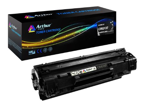 Arthur Imaging Compatible Toner Cartridge Replacement for Canon 137 9435B001AA Black 1-Pack