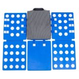 Go Plus the 4th Generation Adjustable Magic Fast Folder Clothes T-shirts Folding Board Blue