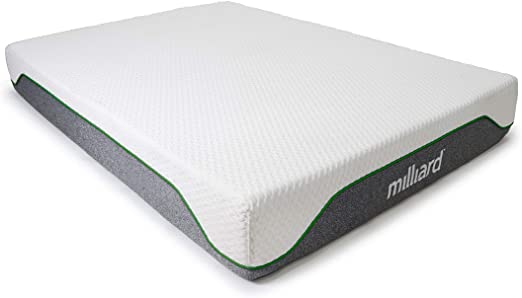 Milliard Memory Foam Mattress 10 inch Firm, Classic (Queen)