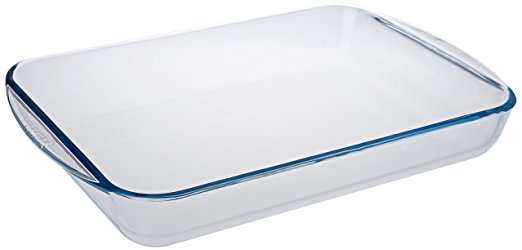 Pyrex Glass Rectangular Roaster, 40x27cm