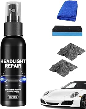 KCRPM Innovative Headlight Repair Polish - Auto Headlight Restoration Liquid, Nano Spray Car Scratch Repair, Car Crystal Plating Spray, Car Scratch Repair Nano Spray (30ML-1Pcs)