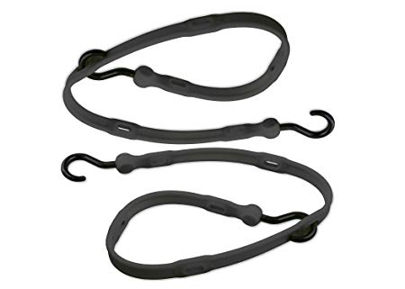 The Perfect Bungee, AS36GY2PK Adjust-A-Strap Adjustable Bungee, 36", Grey, 2-Pack