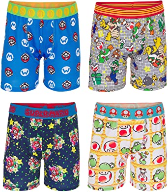 Nintendo Boys' Mario 5 Pack Briefs