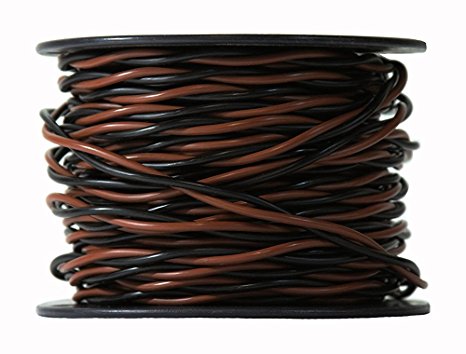 14 Gauge Solid Core Heavy Duty Professional Grade Twisted Dog Fence Wire - Compatible with All Brands