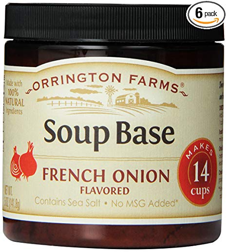 Orrington Farms French Onion Soup Granular Base, 5-Ounce (Pack of 6)