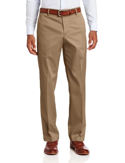 Dockers Men's New Iron Free Khaki D2 Straight-Fit Flat-Front Pant