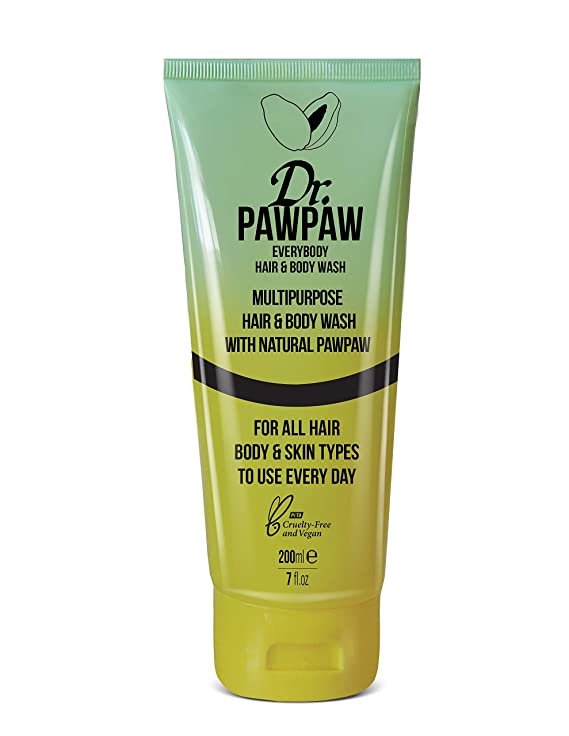 Dr. PAWPAW - Everybody Hair & Body | Multipurpose Hair & Body Cleanse and Condition with Natural PAWPAW | Safe For All Hair, Body & Skin Types (250 ml) (Hair & Body Wash)