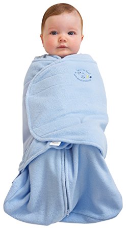HALO 1497 SleepSack Micro-Fleece Swaddle Newborn Light Blue
