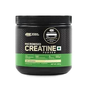 Micronized monohydrate Creatine Unflavored Athletic Performance 250g