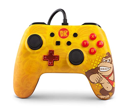 PowerA Wired Controller for Nintendo Switch - Donkey Kong, Gamepad, Game controller, Wired controller, Officially licensed