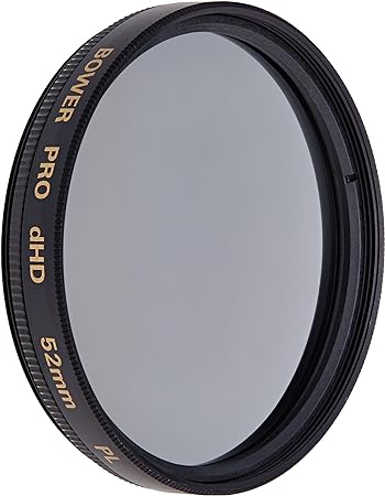 Bower FP52 52 mm Pro Digital High Definition Linear Polarizer Filter (Black)