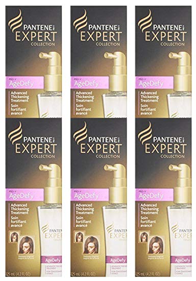 PANTENE EXPERT Collection, AgeDefy Advanced Thickening Treatment, 4.2 Ounces (Pack of 6)