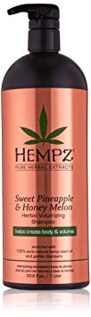 Hempz Sweet Pineapple and Honey Melon Herbal Volumizing Shampoo, 33 Ounce