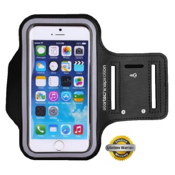 Star Tech Armband for iPhone 6S Plus And Galaxy S7 Edge And Note 5 - Black