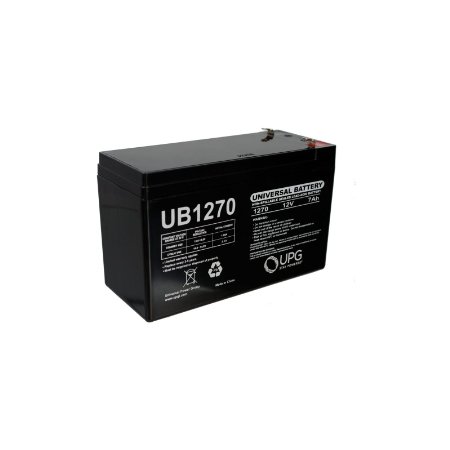 UPG Security Alarm System Battery 12V 7.2Ah SLA Security Certified-Electronics