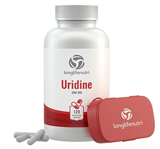 Uridine Monophosphate 300mg - 120 Vegetarian Capsules | Made In Usa | Choline Enhancer - 300 mg Pure Powder Pills Complex Formula