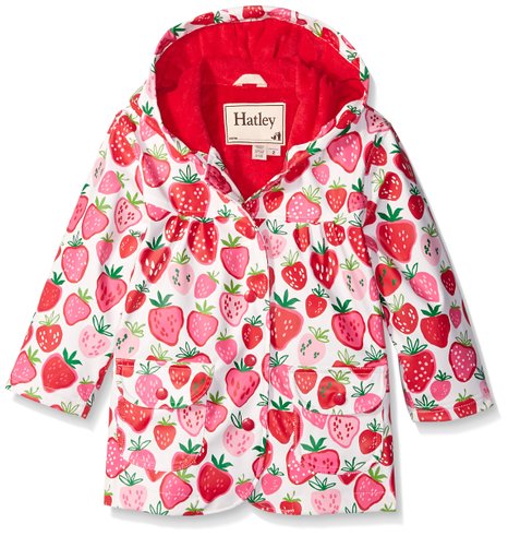 Hatley Girl's Strawberry Sundae Raincoat