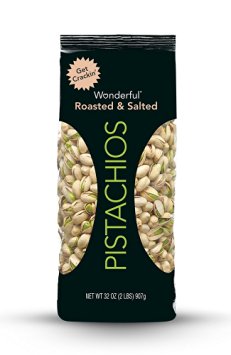 Wonderful Pistachios, Roasted and Salted, 32-oz Bag