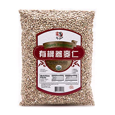 16oz Big Green Organic Buckwheat, Non GMO, Pack of 1
