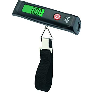 Luggage Scale 110lb, Digital Suitcase Travel Scale w/Carrying Bag & Battery