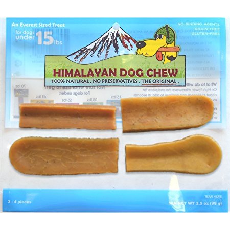 Himalayan Dog Chews 100% Natural, Small, 3.5 oz., 3-4 Piece