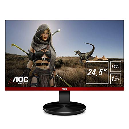 AOC G2590FX 24.5-Inch 62.23 cm 1920 x 1080 TN/WLED Gaming Monitor - Black/Red