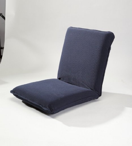 Multiangle Floor Chair with Adjustable Back in Navy