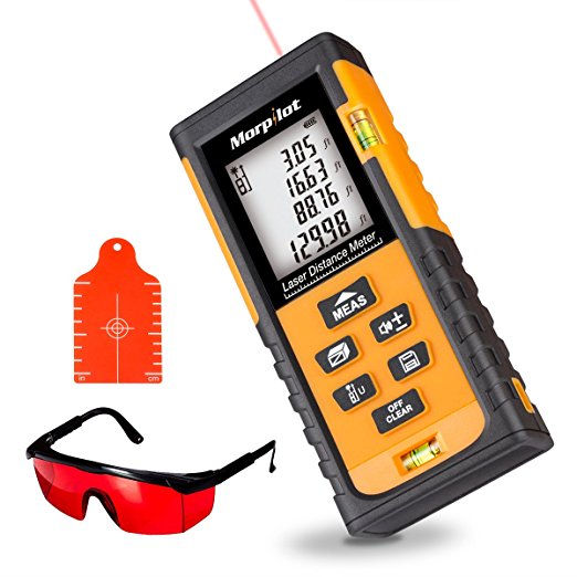 Target plate for laser deals distance measurer